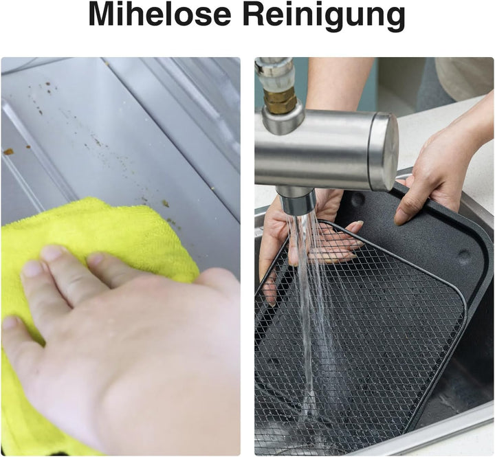 12L XXL Heissluftfritteuse, 12-in-1 Voreinstellungen, Programme, Touchscreen, Funktionen als Air Fry