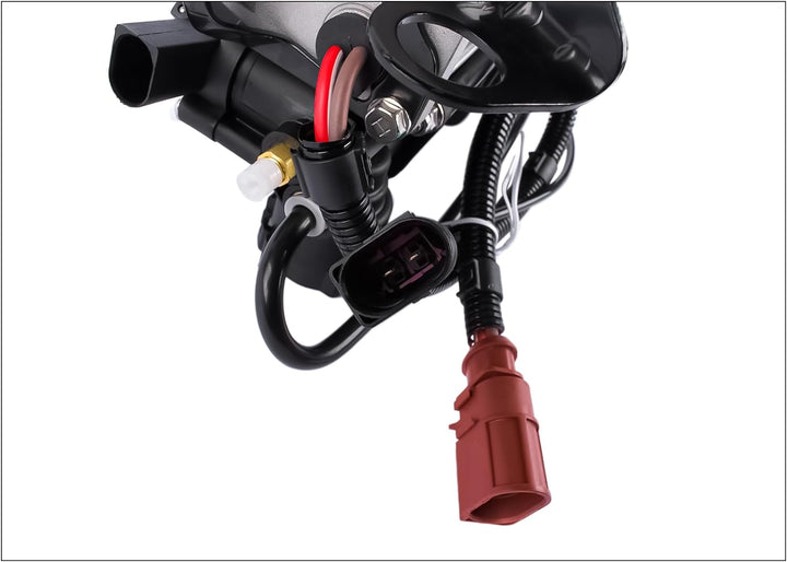 Flynsu Luftfederung Kompressorpumpe Ersatz für A6 4F C6 Avant Allroad 4F0616006A 4F0616005E 4F061600