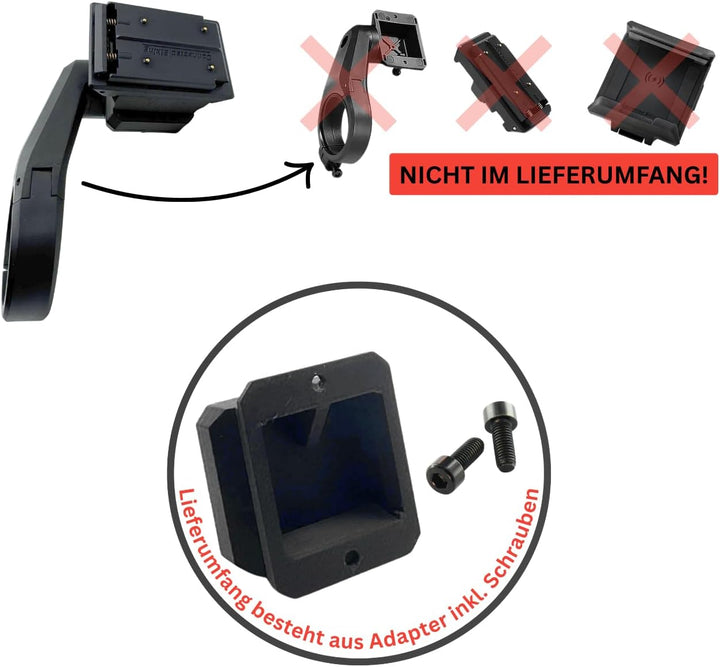 Generisch 90 Grad Vertikal Adapter Hochformat passend für Bosch Smartsystem/Smartphone Grip & KIOX 3
