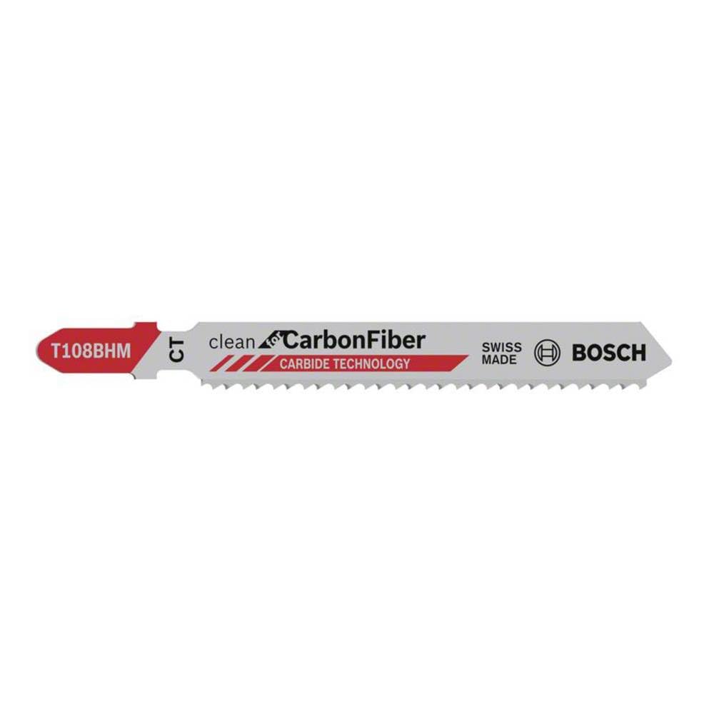 BOSCH Stichsägeblatt T 108 BHM, Clean für Carbon Fiber, 2608667449