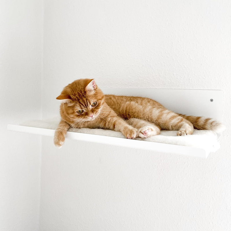 LucyBalu® Wandliege für Katzen | Katzenbett für die Wand | Katzen Wand Liegeplatz | Katzen Wandbett