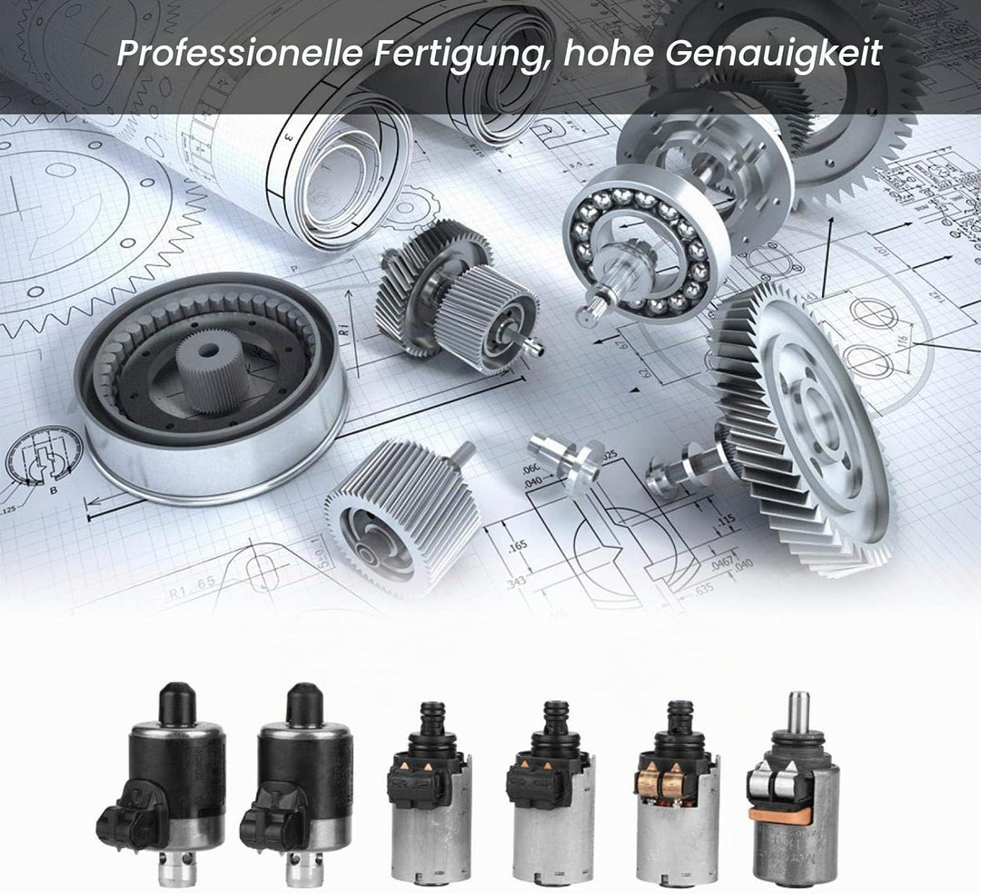 Magnetventil Set, 6 teilig 722.6 Getriebe Magnetventil Set Kit für Automatikgetriebe