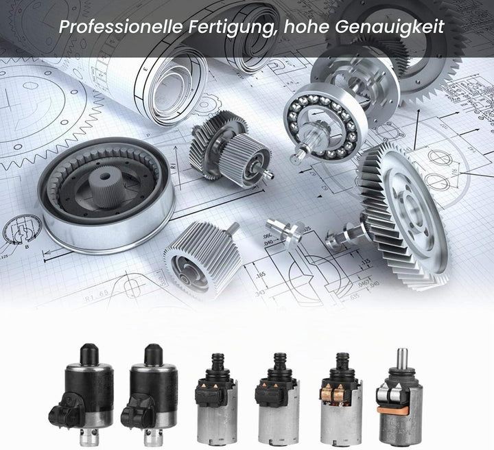 Magnetventil Set, 6 teilig 722.6 Getriebe Magnetventil Set Kit für Automatikgetriebe
