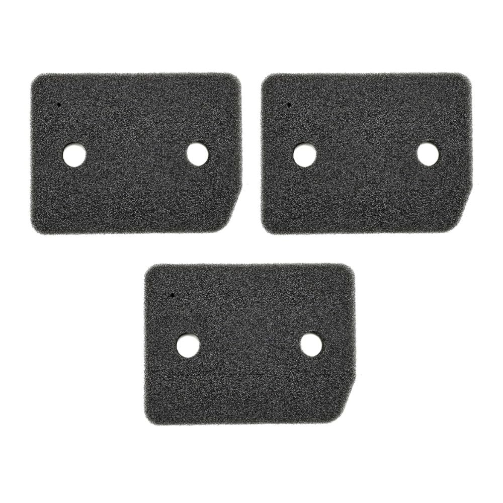 3x Trade-Shop Schwammfilter/Schaumfilter/Filtermatte kompatibel mit Miele TCF650WP TWF640WP TSF643WP