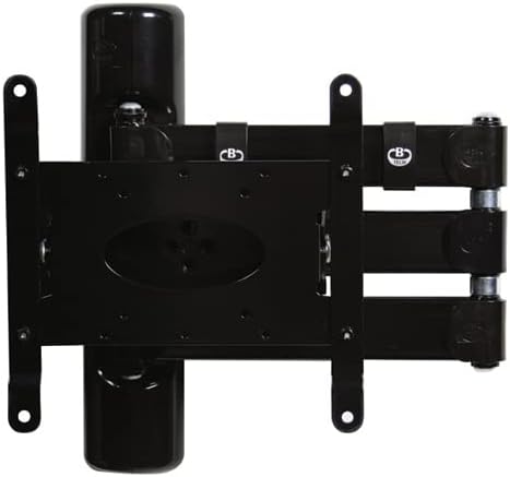 B-TECH BT7515/PB Neig- und drehbare Doppelarm-Flachbildschirmwandhalterung (Displaygrösse bis zu 107