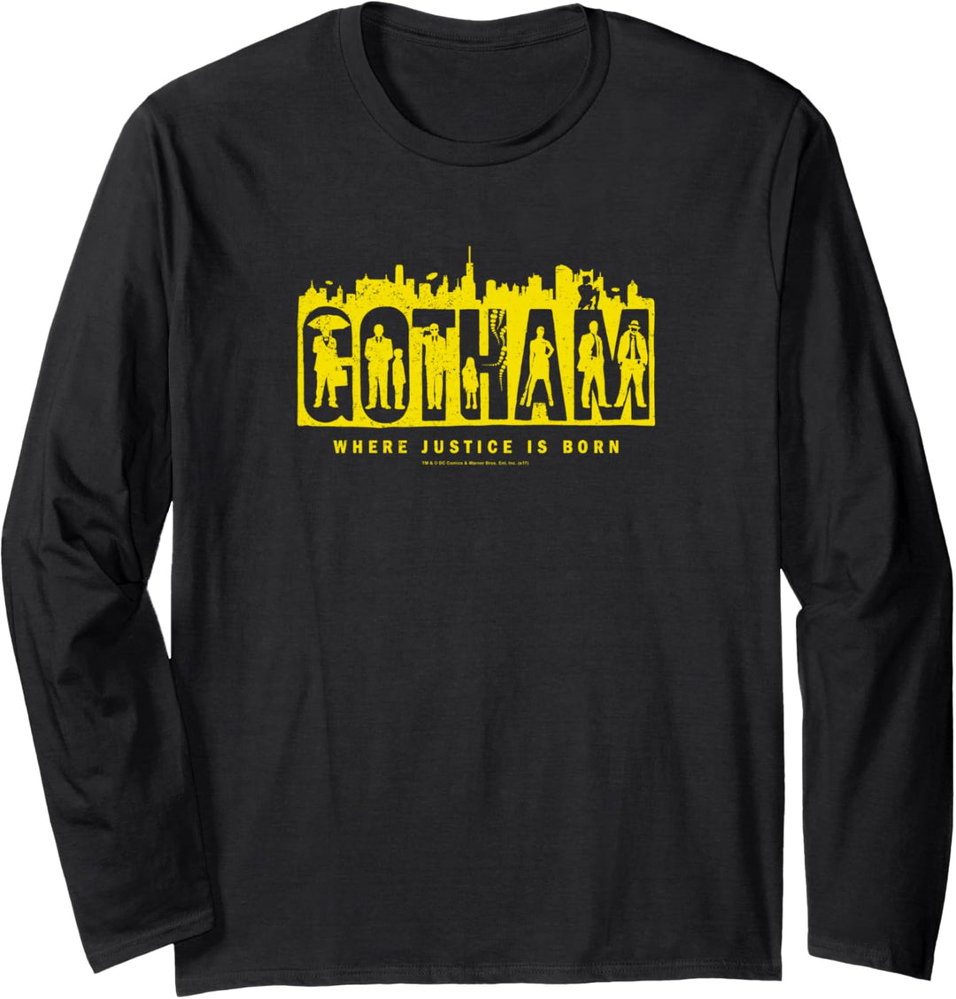Gotham Silhouettes Langarmshirt