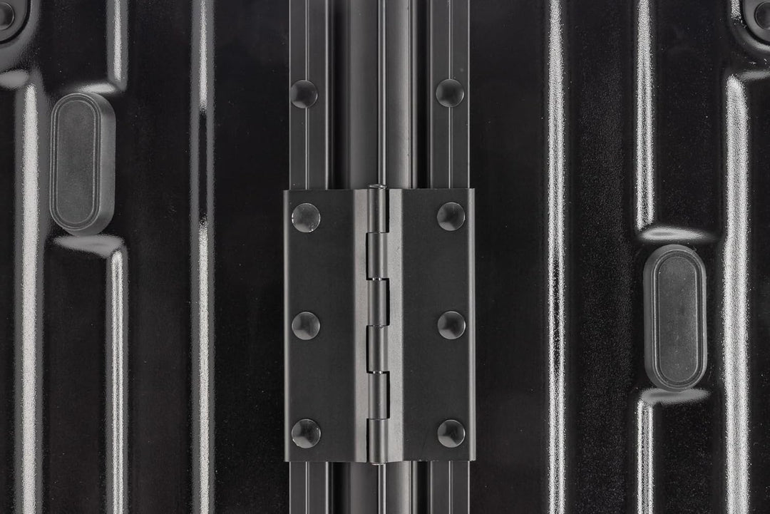 Travelhouse London Koffer Schwarz S-55cm, L-55cm · 2er-Set · Alu-Rahmen · Polykarbonat Hartschale ·