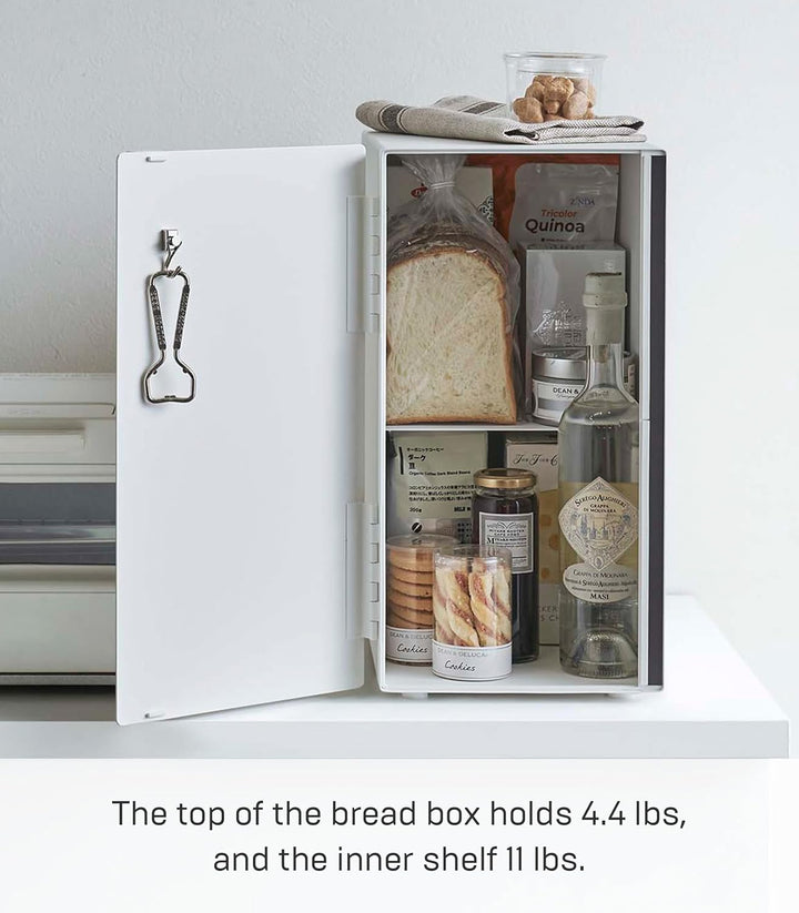 Yamazaki TOWER 5680 Brotkasten hoch Weiss, Weiss