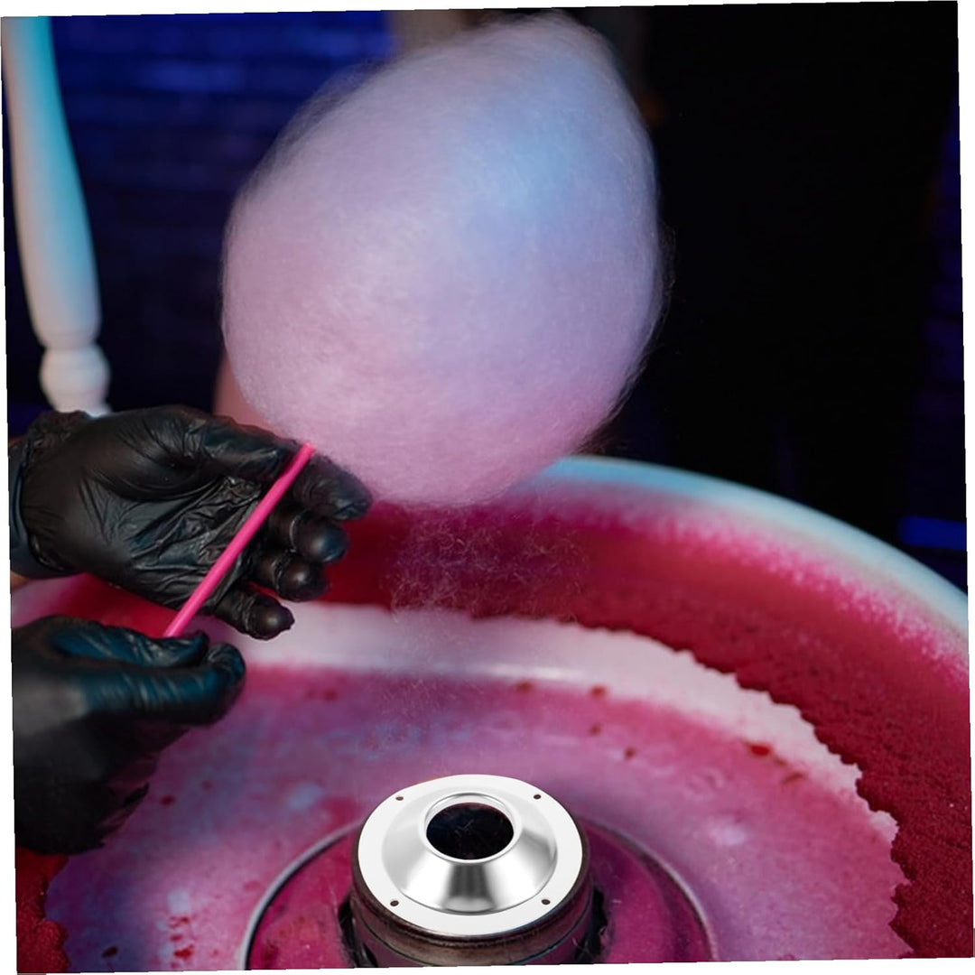 TOYANDONA Zuckerwattemaschinen Abdeckung Edelstahl Zuckerdeckel mit Spritzschutz Zubehör für Süssigk