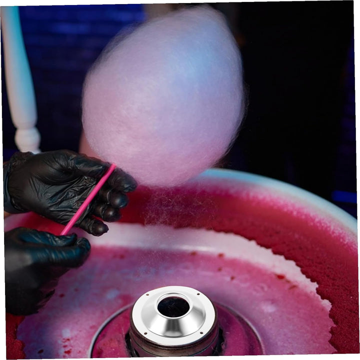 TOYANDONA Zuckerwattemaschinen Abdeckung Edelstahl Zuckerdeckel mit Spritzschutz Zubehör für Süssigk