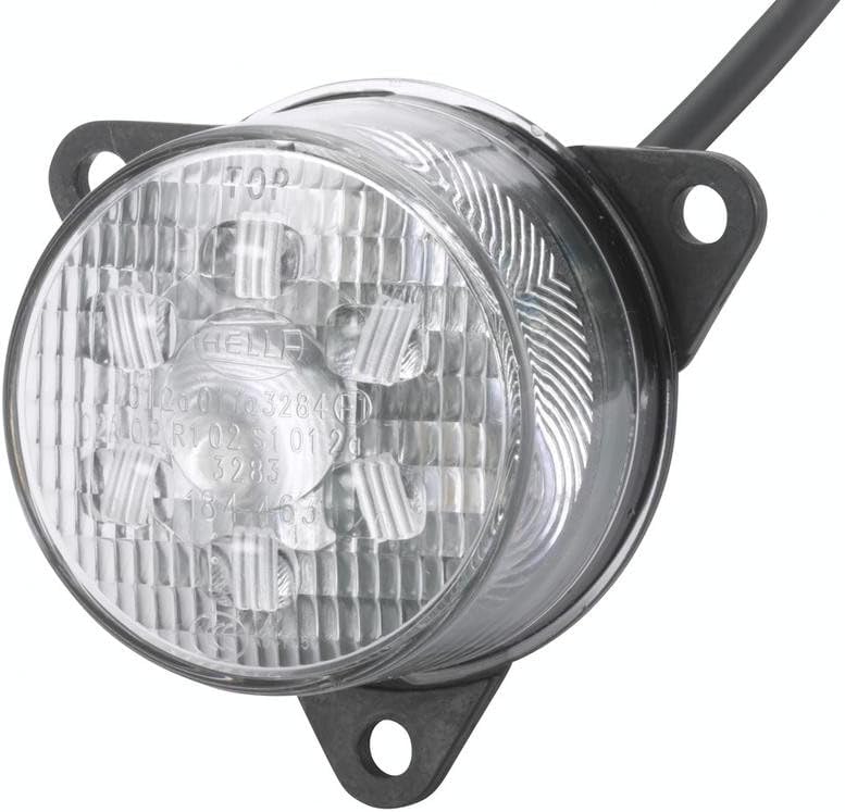 HELLA - Blinkleuchte - LED - 12V - Anbau/geschraubt - Lichtscheibenfarbe: glasklar - Kabel: 500mm -