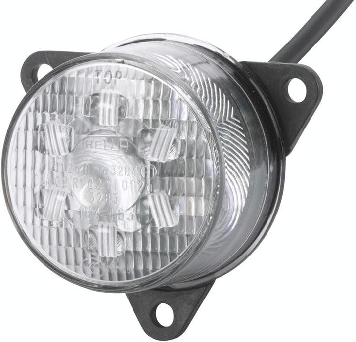 HELLA - Blinkleuchte - LED - 12V - Anbau/geschraubt - Lichtscheibenfarbe: glasklar - Kabel: 500mm -