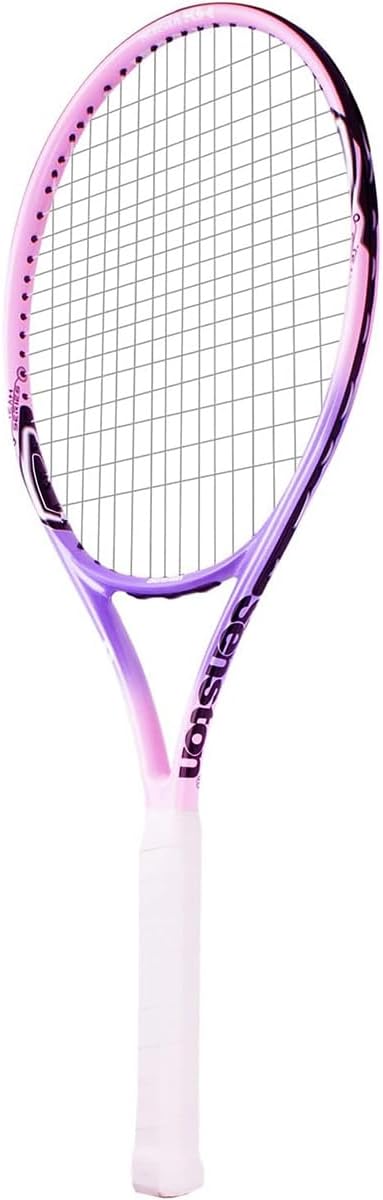 Senston Tennisschläger 19/23/25 One-Piece-Design Tennis Schläger mit Tennistasche,Overgrip,Vibration