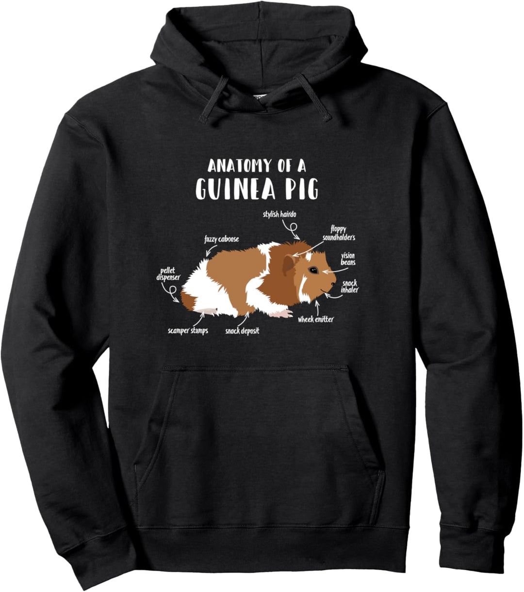 Anatomie eines Meerschweinchens Meerschweinchen Pullover Hoodie