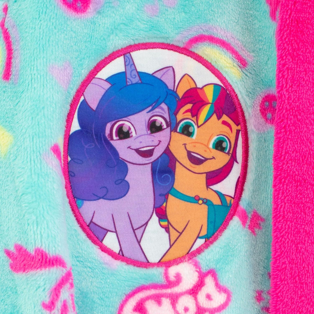 My Little Pony Mädchen Bademantel 116 Blau, 116 Blau