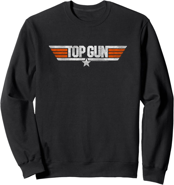 Top Gun Distressed Logo Sweatshirt