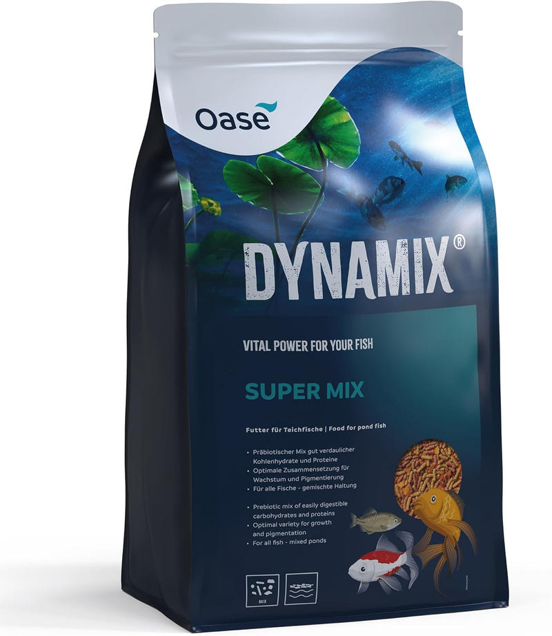 OASE Dynamix Super Mix 20 L, Fischfutter, Teichfischfutter, Futtermischung, ausgewogene Ernährung fü