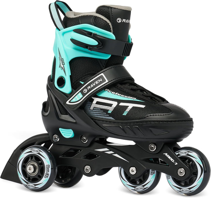 RAVEN Profession 3in1 Inlineskates Triskates Rollschuhe Inliner für Kinder und Erwachsene verstellba