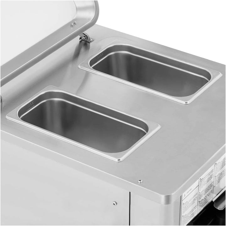 Royal Catering RCSI-18 Softeismaschine 1640 W 23 l/h 3 Geschmacksrichtungen Gastro professionelle So