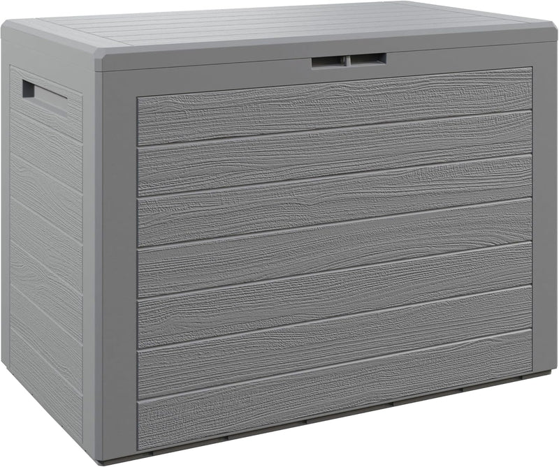 Casaria® Auflagenbox Wetterfest UV-beständig Deckel Abschliessbar Garten Balkon 78x44x55cm 190L Gart