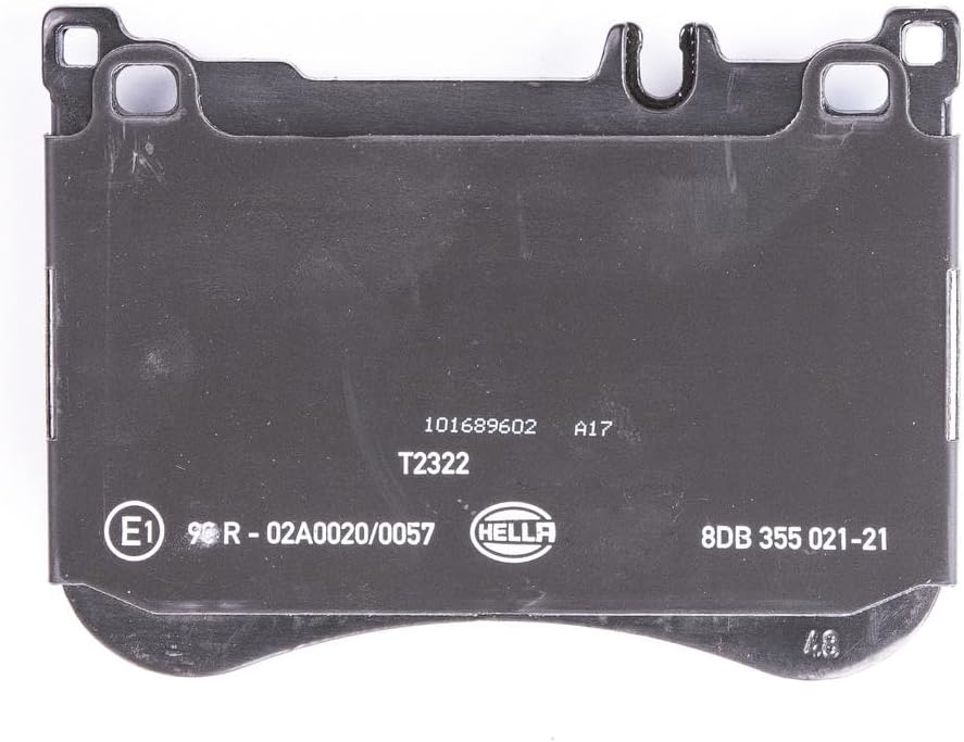 HELLA PAGID 8DB 355 021-211 Bremsbelagsatz - T2322 - Dicke/Stärke: 17.5mm - Bremssystem: Brembo - fü