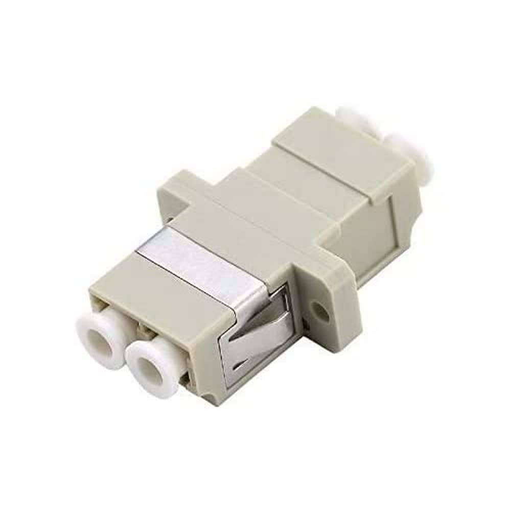 Elfcam - Glasfaser Adapter, LWL Kupplung LC/UPC auf LC/UPC Multimode Duplex OM2 OM3 OM4 OM5, 25 Stüc