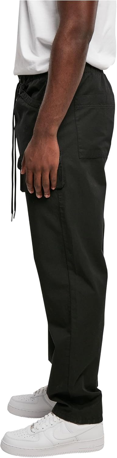 Urban Classics Herren Asymetric Pants Hose 32 Schwarz, 32 Schwarz