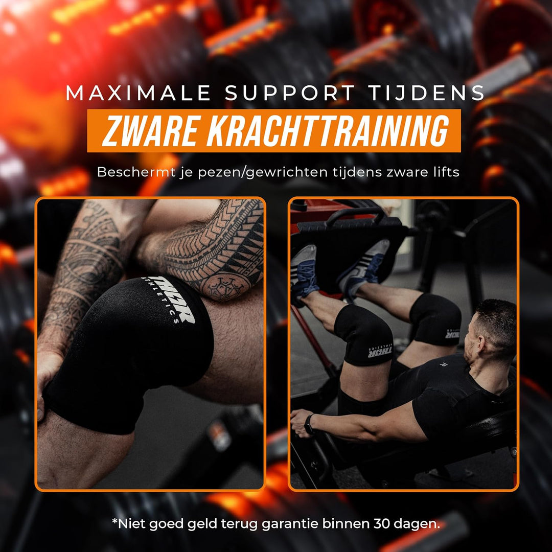 Thor Athletics Kniebandagen, Kniestütze für Gewichtheben, Powerlifting, Bodybuilding, Crossfit, Fitn