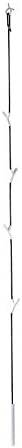 Wardrope Garderobe Seil Schw.4 Haken Matt Verchr.
