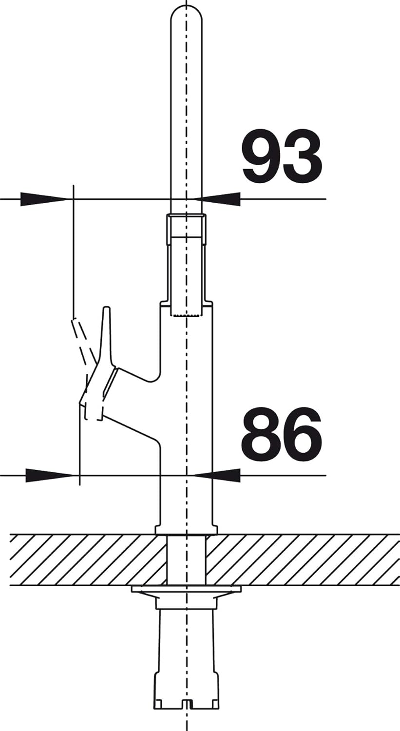 Blanco 523127 SOLENTA-S Senso UltraResist S Küchenarmatur, 230 V, Edelstahl Finish Sensor Hebel link