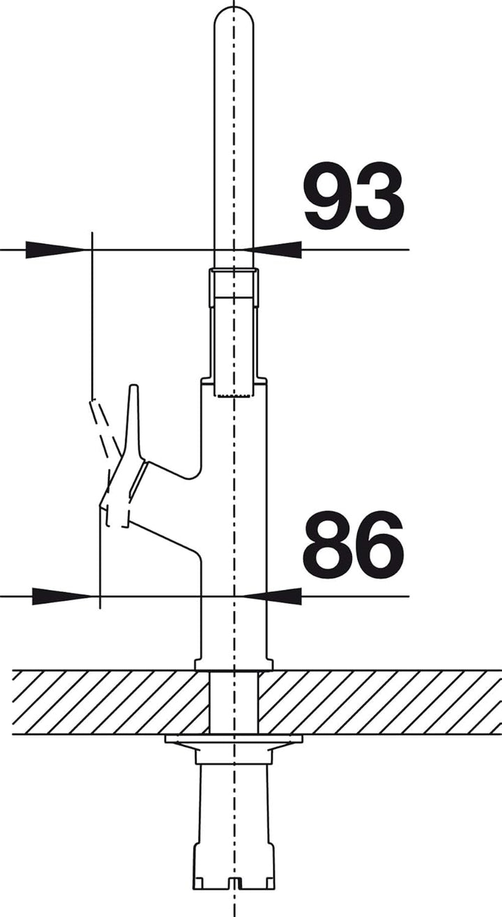 Blanco 523127 SOLENTA-S Senso UltraResist S Küchenarmatur, 230 V, Edelstahl Finish Sensor Hebel link