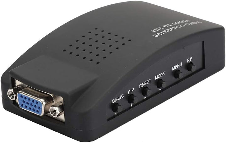 PUSOKEI BNC to HDMI Converter, BNC to VGA Video Converter for Computer PC EU Plug, BNC S-Video to VG