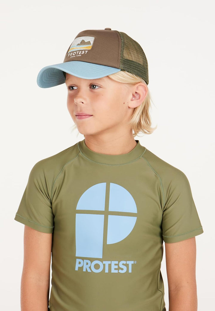 Protest Jungen Surf-t-Shirt PRTBERENT JR 176 Artichoke Green, 176 Artichoke Green