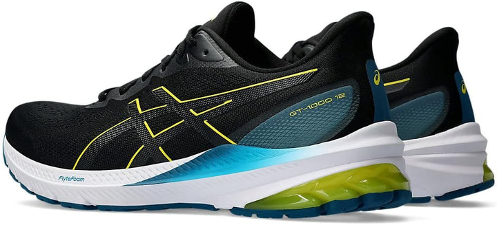 ASICS Herren Gt-1000 12 Sneaker 40 EU Black Bright Yellow