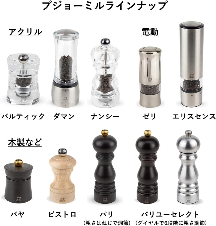 Nancy Pm Acryl 18cm Peugeot 900818 Pfeffermühle 18 cm, Pfeffermühle 18 cm