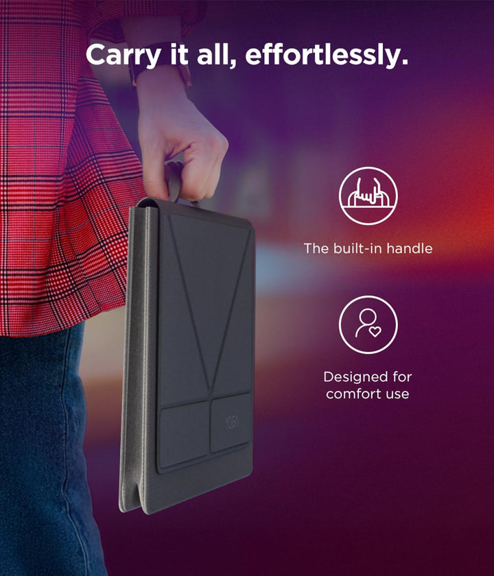 Lenovo Yoga Tote Sleeve | Flexibel Laptophülle 14 Zoll | Schlank und Leicht | Farbe Luna Grau Seashe