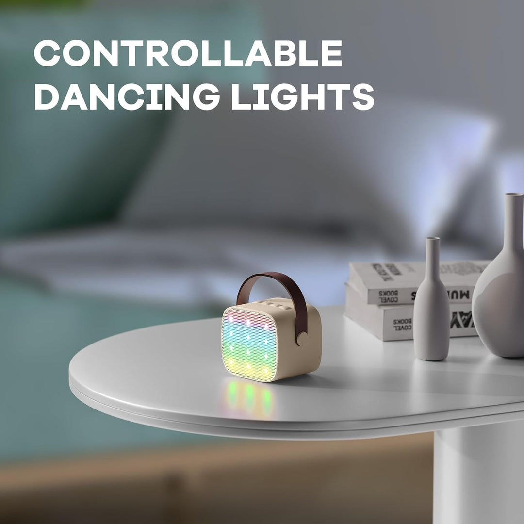 YLL Mini Kinder Karaoke Maschine mit 2 Mikrofon, Karaoke Geschenke für Mädchen Alter 3 4 5 6 7 8 9 1