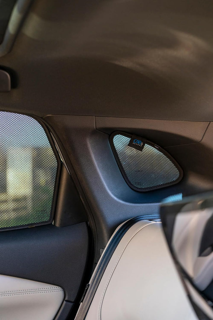 Carshades Car Shades kompatibel mit Nissan Qashqai III (J12) 2021- (6-teilig), NIS-QASH-5-C, Schwarz