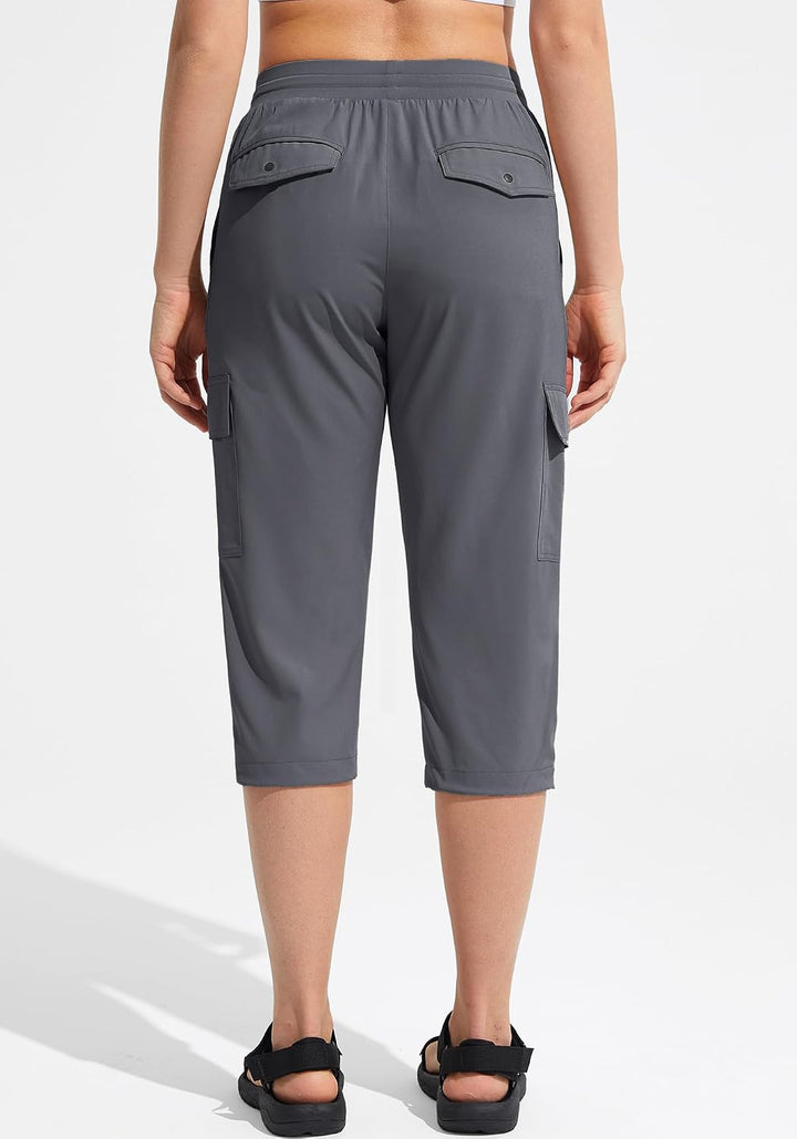 MOCOLY Damen Leichte Wanderhose Outdoor Trekkinghose Atmungsaktive Cargo Hose Kletterhose Outdoorhos