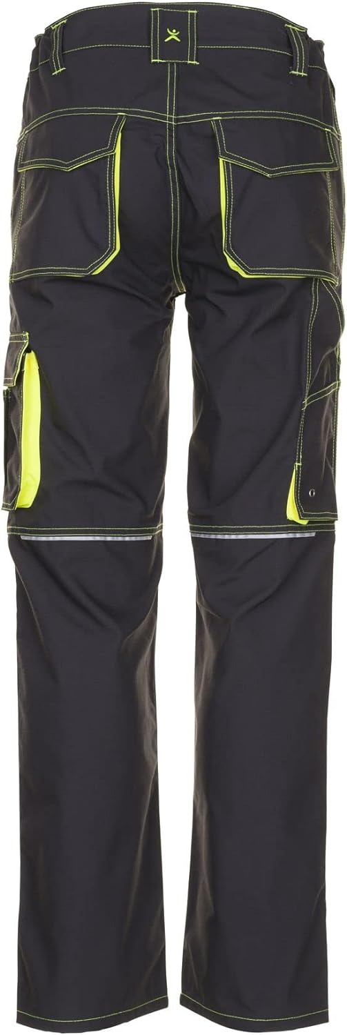 Planam Basalt Herren Neon Bundhose anthrazit gelb Modell 6220 Grösse 94
