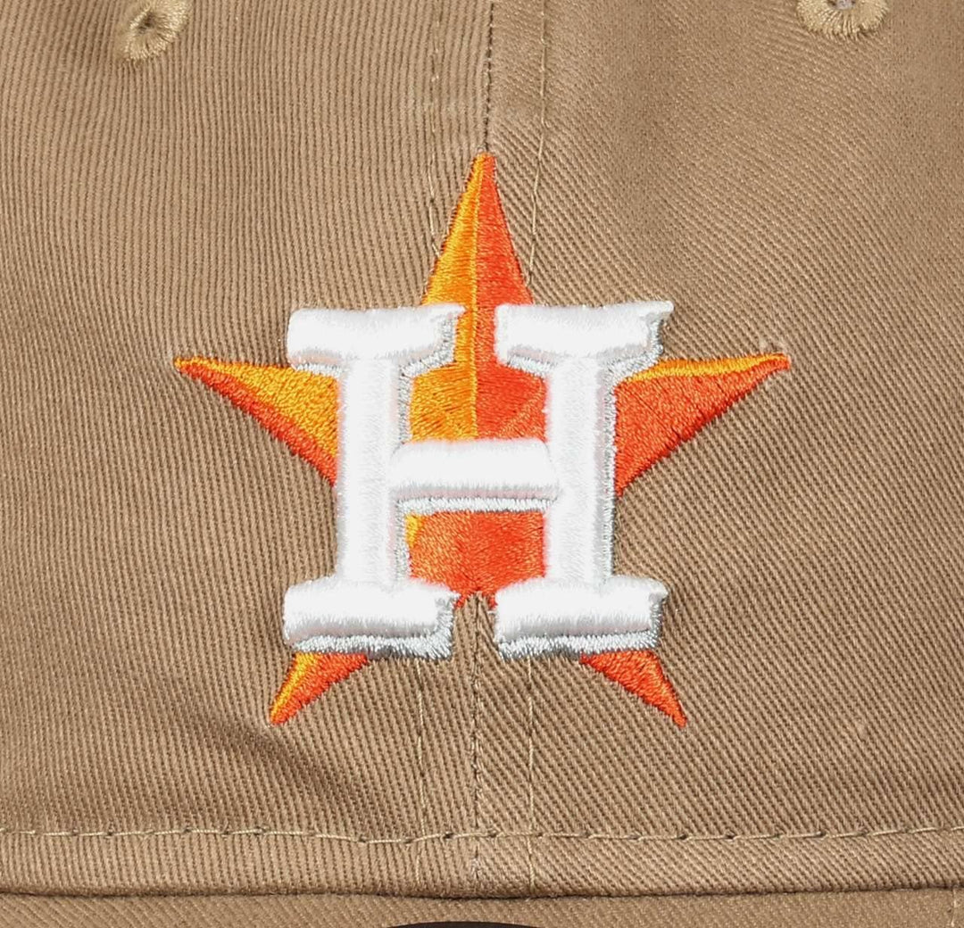 New Era 9Twenty Cap MLB Basecap Baseball Verstellbar Kappe 920-Astros-Khaki#30946 Einheitsgrösse, 92
