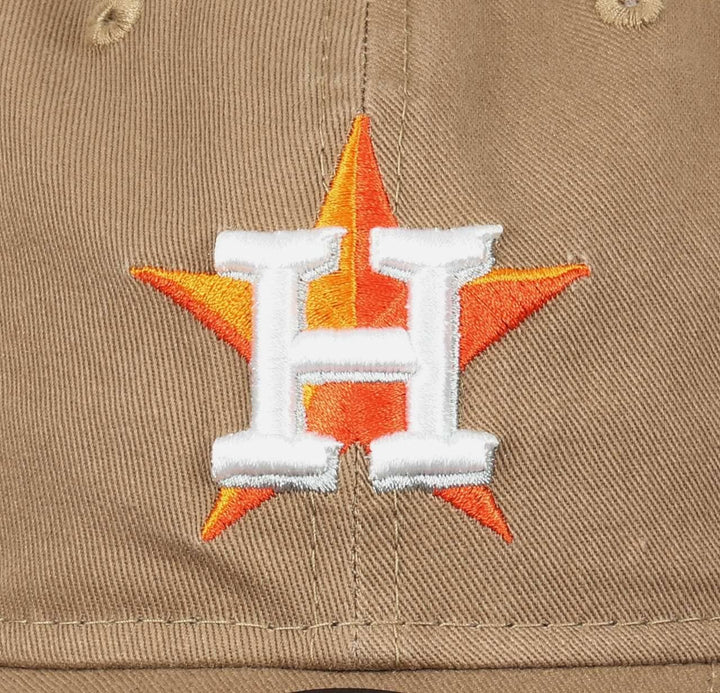 New Era 9Twenty Cap MLB Basecap Baseball Verstellbar Kappe 920-Astros-Khaki#30946 Einheitsgrösse, 92