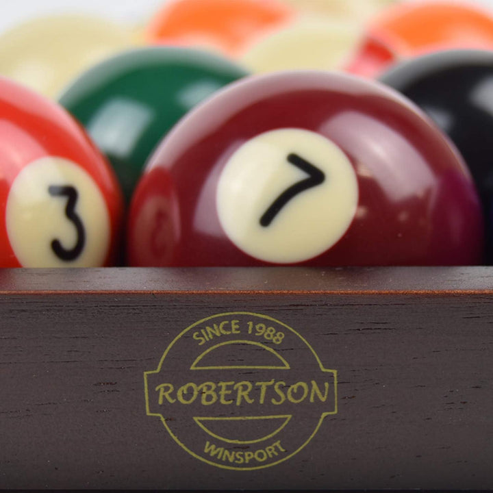 Robertson Premium Billardkugeln Pool 57,2 mm für EIN perfektes Spielergebnis, entsprechen mit der Gr