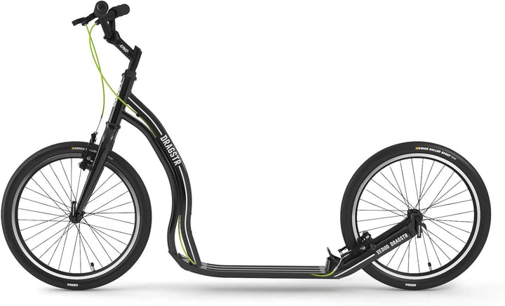 Yedoo Dragstr Tretroller - bis 150 kg, Kickscooter mit Luftreifen 20/20 - Roller Scooter für Erwachs