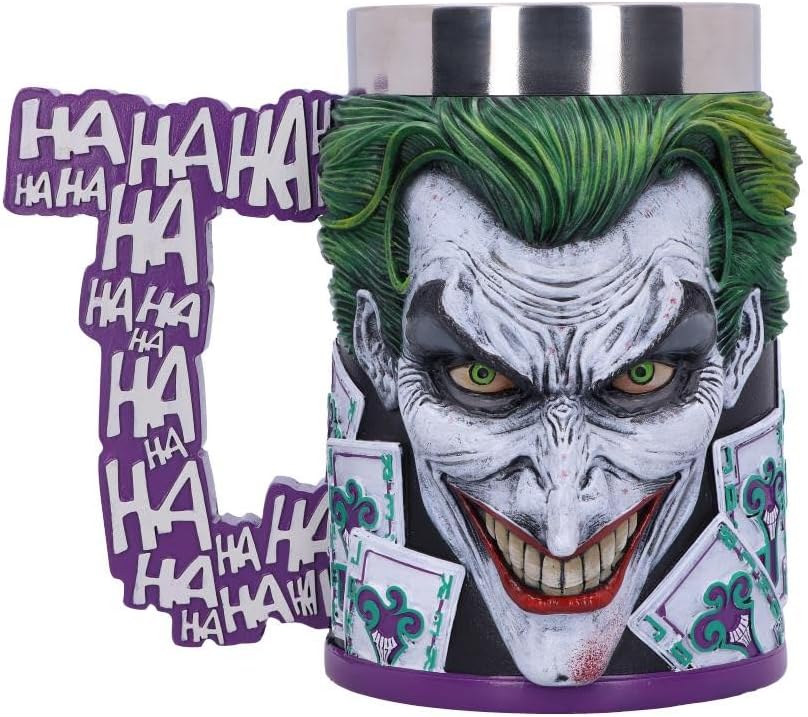 Nemesis Now Krug Kanne Offizielles Lizenzprodukt von The Joker, Violett, 15,5 cm, Kunstharz