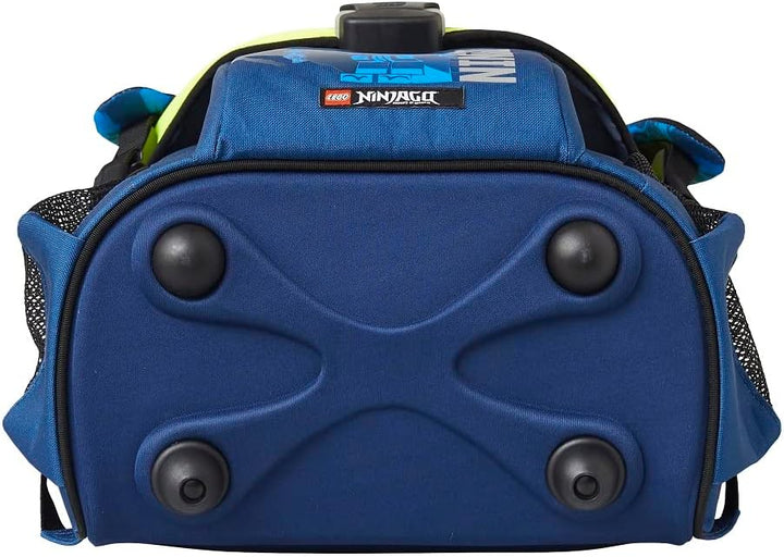 Familando - Schulranzen Set 7-teilig mit Sporttasche - Ninjago Blau - Ergonomisch, stabil & mit gepo