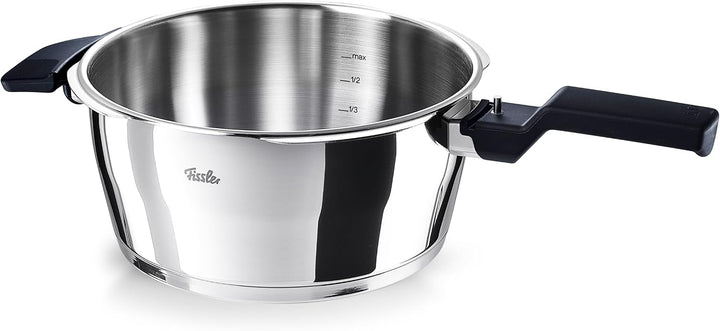 Fissler Vitaquick / Schnellkochtopf-Set, 3-teilig (2 Schnellkochtöpfe mit Metalldeckel 3,5 L + 6 Lit