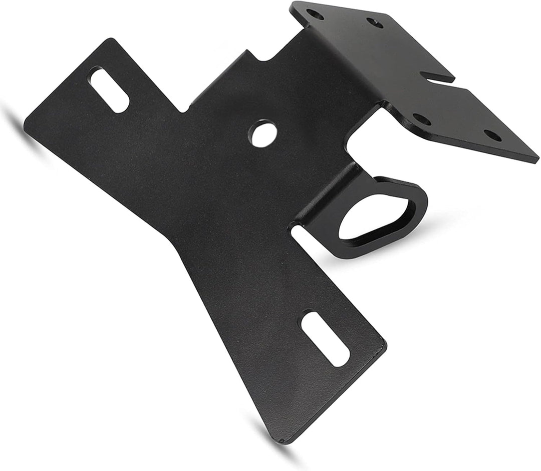YIEBA Motorrad Kennzeichenhalter für MT07 FZ07 MT 07 FZ 07 MT-07 FZ-07 2021 Schwarz