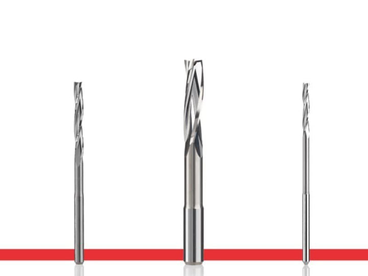 Dreizahnfräser für Schaumstoff - d 8mm, D 8mm, SL 25mm, GL 75mm, FS 45mm, d 8mm, D 8mm, SL 25mm, GL