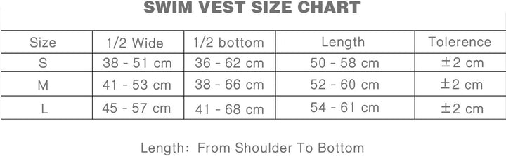 Schwimmlernweste Erwachsene, Schwimmhilfe, Festtoffweste ideal für den Wassersport, Kajak, Bootfahre